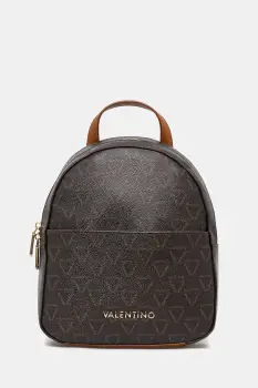 Valentino Bags rucsac culoarea maro, mic, cu imprimeu, VBS8GT20 imagine