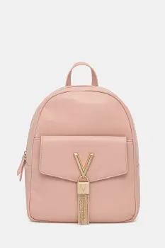 Valentino Bags rucsac culoarea roz, mic, cu imprimeu, VBS9AK20 imagine