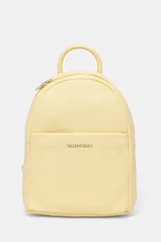Valentino Bags rucsac DORIS RE culoarea galben, mic, uni, VBS9ON20 imagine