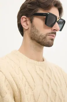 Valentino ochelari de soare V - GOLD - II culoarea negru, VLS.161A imagine