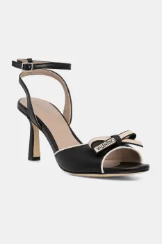 Valentino sandale cu toc inalt piele BLACK DRESS imagine