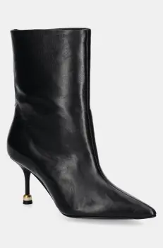 Vanda Novak botine Elena femei, culoarea negru, cu toc cui imagine