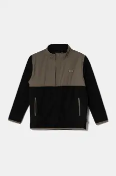 Vans bluza copii BY Ranford Polar Fleece HZ culoarea negru, modelator, VN000JQ44Y41 imagine