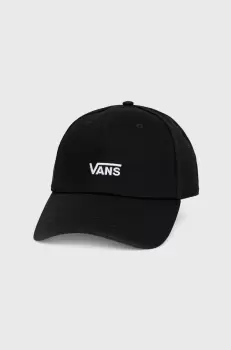 Vans caciula din bumbac culoarea negru, cu imprimeu imagine