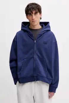 Vans hanorac cu fermoar si gluga pentru barbati, din bumbac Premium LX Full Zip imagine