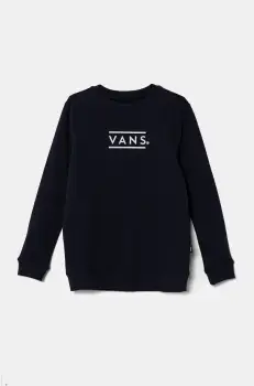 Vans hanorac de bumbac pentru copii Half Box Crew culoarea albastru marin, cu imprimeu, VN000NVAJDU1 imagine