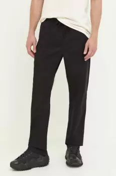 Vans pantaloni barbati, culoarea negru, drept imagine