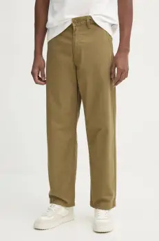 Vans pantaloni barbati, culoarea verde, cu fason chinos, VN000HZCCUQ1 imagine