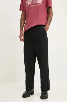 Vans pantaloni de bumbac culoarea negru, cu fason chinos, VN000HZDBLK1 imagine