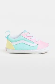 Vans pantofi pentru bebelusi Old Skool Crib culoarea turcoaz, VN000CS5ZQP1 imagine