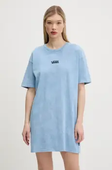 Vans rochie din bumbac mini, oversize, VN00046QE2W1 imagine