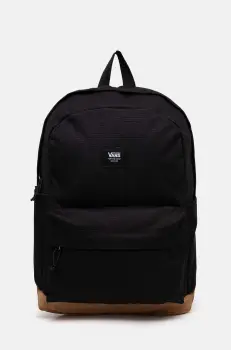 Vans rucsac culoarea negru, mare, neted, VN000HRJBLK1 imagine