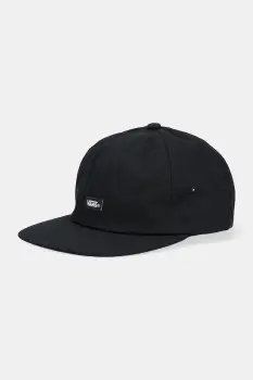 Vans sapca de baseball din bumbac culoarea negru, VN000QA1BLK1 imagine