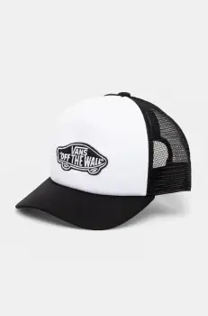 Vans sapca de baseball pentru copii Classic Patch Curved Bill Trucker culoarea negru, cu imprimeu, VN000EY0Y281 imagine