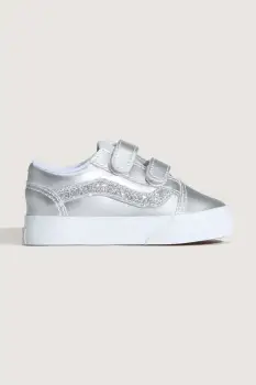 Vans tenisi copii Old Skool V culoarea argintiu, VN000CTG7VF1 imagine