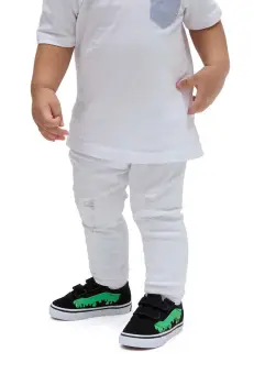 Vans tenisi copii Old Skool V culoarea negru imagine