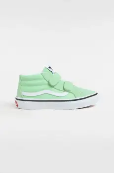 Vans tenisi copii SK8-Mid Reissue V culoarea verde, VN000CYFE2Y1 imagine