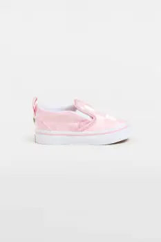 Vans tenisi copii Slip-On V culoarea roz, VN000D0TY3K1 imagine