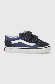Vans tenisi copii TD Old Skool V culoarea albastru marin imagine