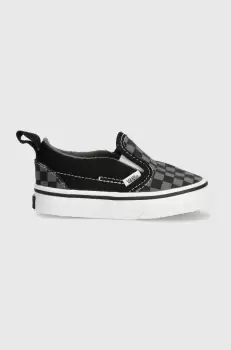Vans tenisi copii TD Slip-On V culoarea negru imagine