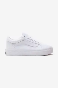 Vans tenisi copii UY Old Skool culoarea alb imagine