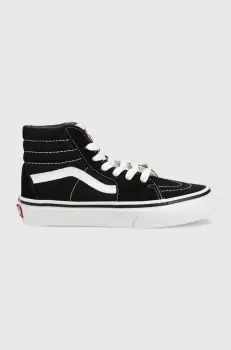Vans tenisi copii UY SK8 Hi BLACK/TRUE WHIT culoarea negru imagine