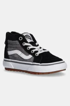 Vans tenisi de piele pentru copii MTE SK8-Hi Zip culoarea gri, VN000D0MN421 imagine