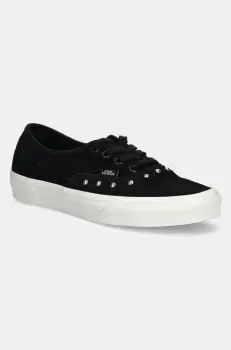 Vans tenisi din piele intoarsa Authentic culoarea negru, VN000CRQBLK1 imagine