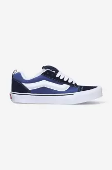 Vans tenisi din piele intoarsa Knu Skool VN0009QCNWD-blue imagine