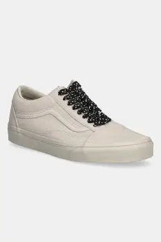 Vans tenisi din piele intoarsa Old Skool culoarea bej, VN000D9YTUP1 imagine