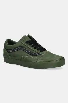 Vans tenisi din piele intoarsa Old Skool culoarea verde, VN000D6W2031 imagine
