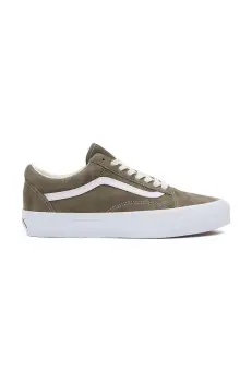 Vans tenisi din piele intoarsa Premium Standards Old Skool 36 culoarea maro, VN000CQDCHZ1 imagine