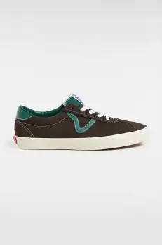 Vans tenisi din piele intoarsa Sport Low unisex, culoarea maro, VN000D6NCI21 imagine