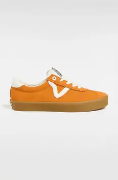 Vans tenisi din piele intoarsa Sport Low unisex, culoarea portocaliu, VN000CQR52K1 imagine