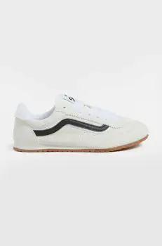 Vans tenisi din piele intoarsa Super Lowpro culoarea alb, VN000D83CCZ1 imagine