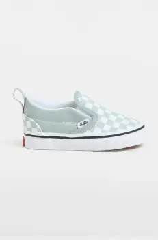 Vans tenisi Slip-On V culoarea gri, VN000D0TEPO1 imagine