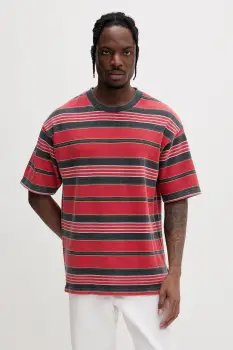 Vans tricou basic pentru barbati, din bumbac Premium LX Pique Stripe SS imagine