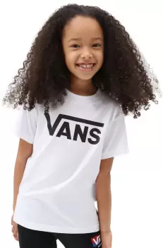 Vans Tricou de bumbac pentru copii culoarea alb, cu imprimeu imagine