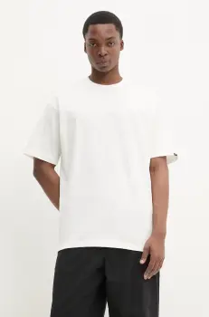 Vans tricou din bumbac barbati, culoarea bej, cu imprimeu, VN000HPZFS81 imagine