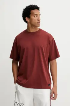 Vans tricou din bumbac culoarea portocaliu, uni, VN000PFJNB31 imagine