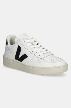 Veja pantofi VI0220738A V-10 LEATHER femei, culoarea alb, VI0220738A imagine