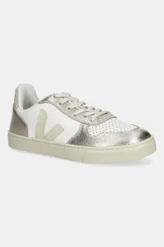 Veja tenisi din piele copii Small V-10 Laces culoarea auriu, CX0521003 imagine