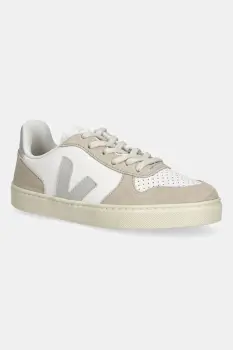 Veja tenisi din piele copii Small V-10 Laces culoarea bej, CX0520999 imagine