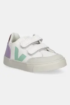 Veja tenisi din piele copii Small V-12 culoarea alb, XV0503793 imagine