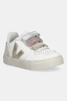 Veja tenisi din piele pentru copii Small V-10 culoarea alb, CV0520647 imagine