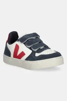 Veja tenisi din piele pentru copii Small V-10 culoarea bleumarin, CV0520616 imagine