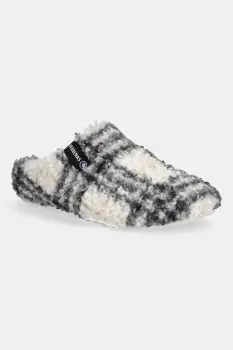Verbenas papuci de casa YORK PLAID BORREGO culoarea bej, 5860500040 imagine