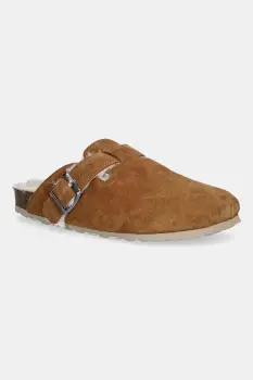 Verbenas papuci din piele intoarsa ROUX SERRAJE culoarea maro, 3300370001 imagine