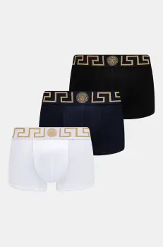 Versace boxeri 3-pack barbati, culoarea albastru marin, AU10326 1A10011 imagine