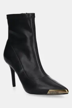 Versace Jeans Couture botine culoarea negru, cu toc cui, 79VA3S51 ZS901 899 imagine